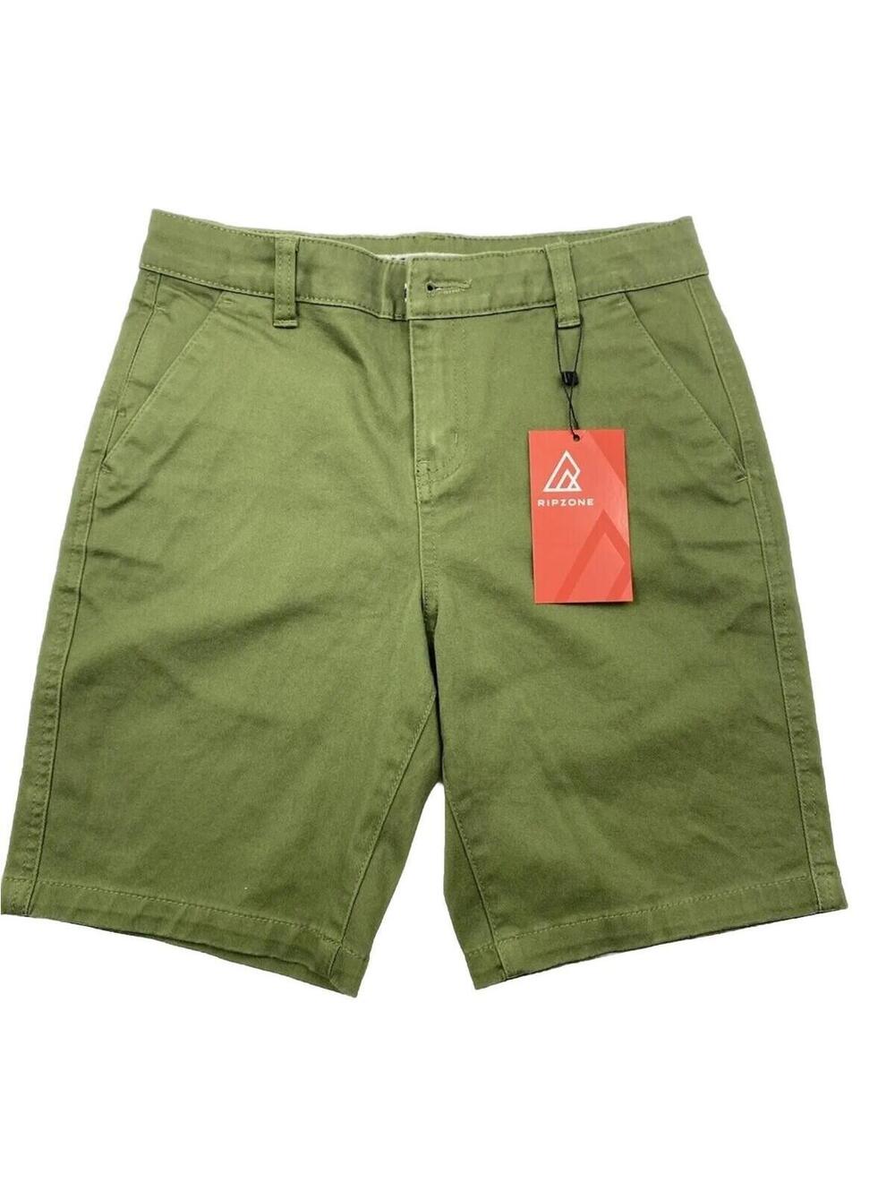 Men’s Ripzone Dark Green Knee-Length Golf Shorts Size Medium New with Tags